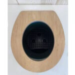 Holzsitz mit Deckel Einbaubeispiel draufsicht