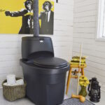 Trockentoilette Biolan Komplet eingebaut