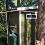 Grüntoi Garten eingebaut Rückansicht