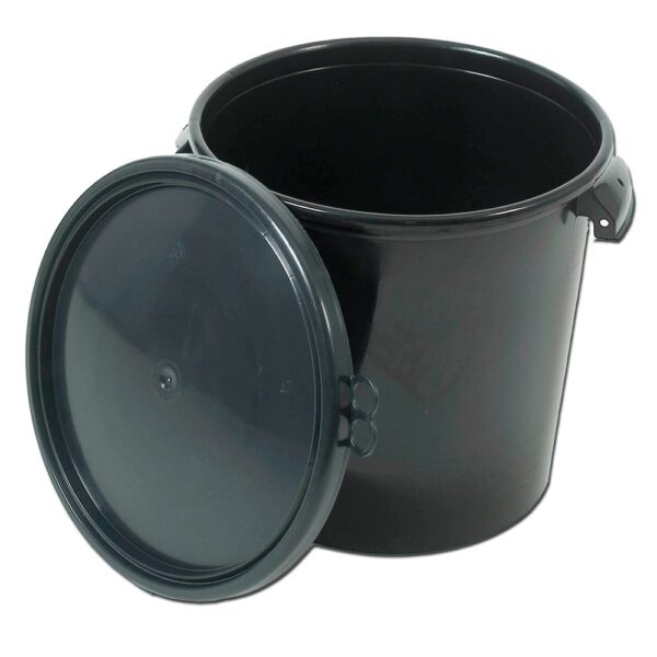 schwarzer Sammelbehälter 28l