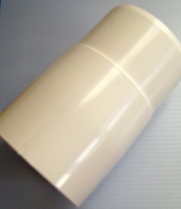 Verbindungsstück Rohrmuffe, gerade, DN75, weiß