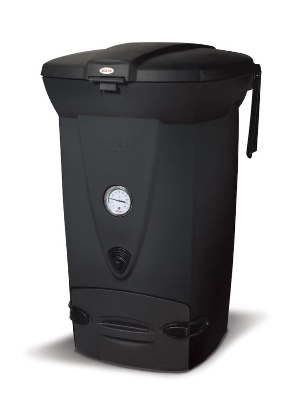 Biolan Thermo-Komposter 220eco grau seitlich