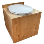 Trenntoilette Bausatz IM-Kubus mit Trenneinsatz und Brille- Deckelkombination