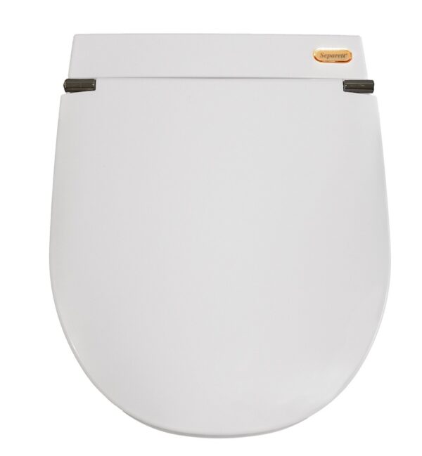 Trenntoilette Separett Tiny freigestellt Draufsicht geschlossen