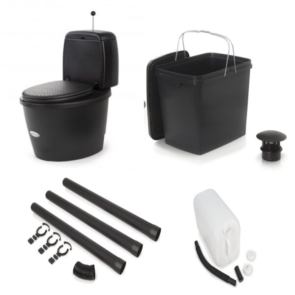 Trenntoilette Biolan Simplett plus im Set Lieferumfang
