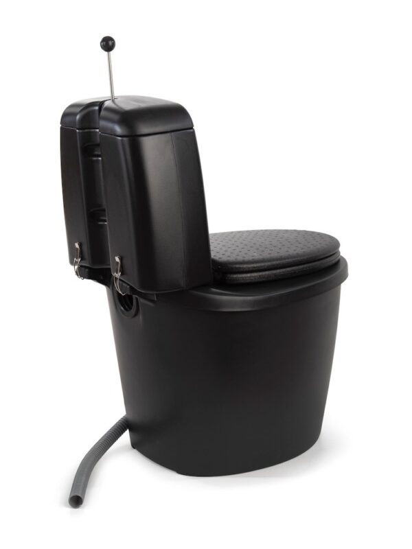 Trenntoilette Biolan Simplett plus Rückseite seitlich