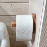 Rollenhalter "Deluxe" montiert mit Rolle