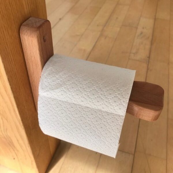 Rollenhalter "Deluxe" montiert Nahaufnahme