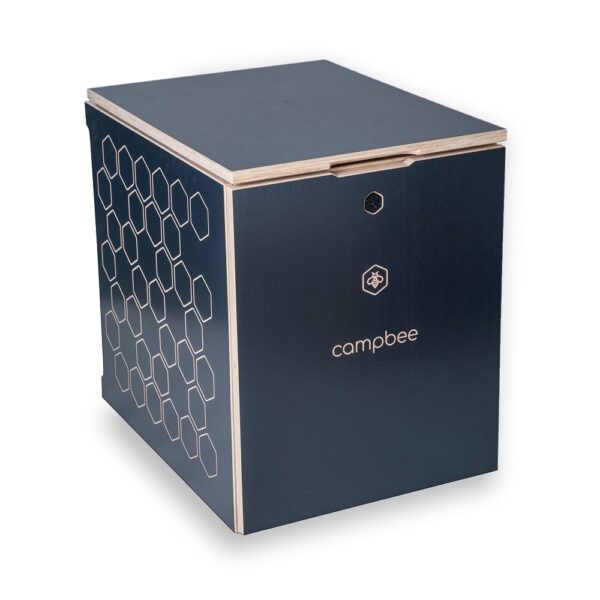 Trenntoilette campbee Hive One anthrazit front geschlossen