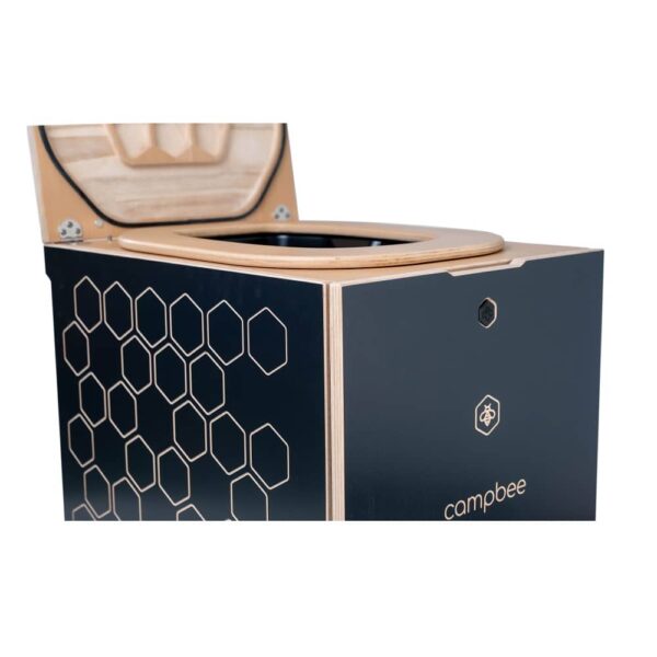 Trenntoilette campbee Hive One anthrazit Sitz