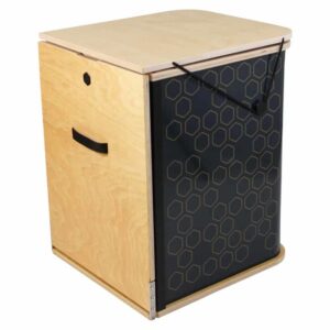 Trenntoilette campbee hive two comfort anthrazit front seite geschlossen