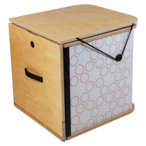 Trenntoilette campbee hive two standard weiß seitlich geschlossen