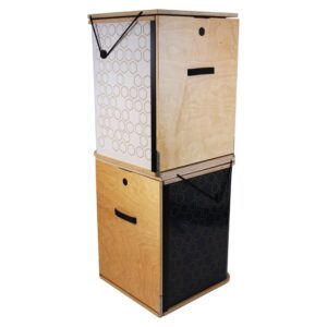 Trenntoilette campbee hive two comfort anthrazit und weiß