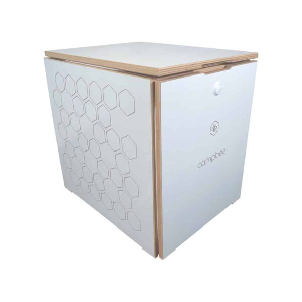 Trenntoilette campbee Hive One weiß geschlossen